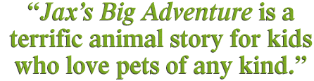 �Jax�s Big Adventure is a terrific animal story for kids who love pets of any kind.�
